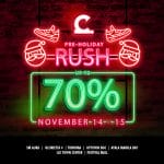Capital PH - Pre-Holiday Rush: Up to 70% Off
