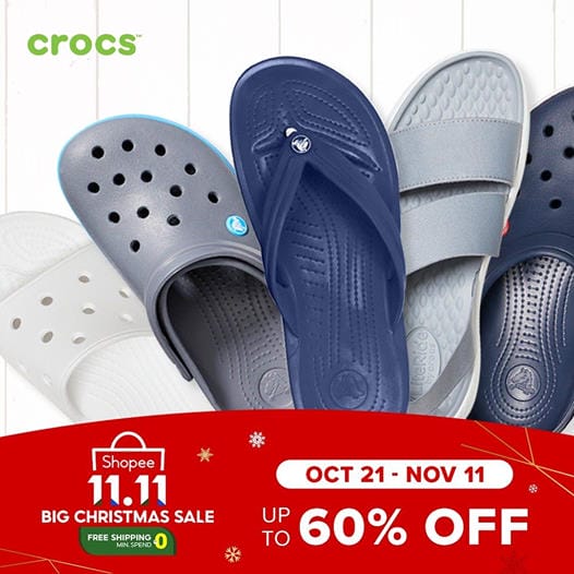 Crocs - 11.11 Deal: Up to 60% Off on 