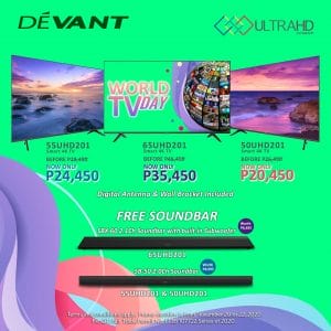 Devant - FREE Soundbar + Up to 24% Discount on Smart 4K TVs