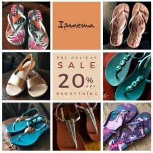 Ipanema - Pre-Holiday Sale: Get 20% Off on All Regular Styles