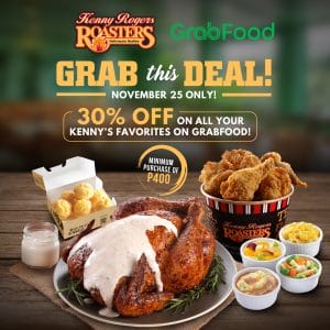 Kenny Rogers Roasters - Get 30% Off via GrabFood