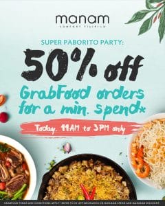 Manam - Get 50% Off on GrabFood Orders