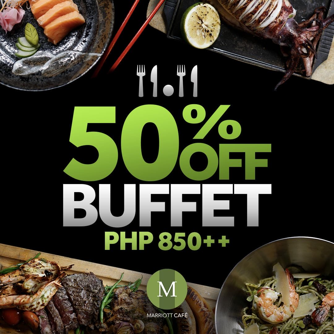 Manila Marriott Hotel 11.11. Deal Get 50 Off on Buffet Deals Pinoy