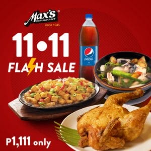 Max's Restaurant - 11.11 Deal: Sarap to the Bones Bundle for ₱1,111 (Save ₱315)