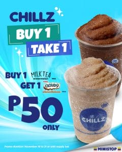 Ministop - Chillz Buy 1, Take 1 for ₱50