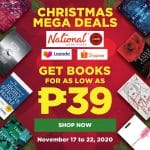 National Book Store - Christmas Mega Deals: Get Books for as Low as ₱39