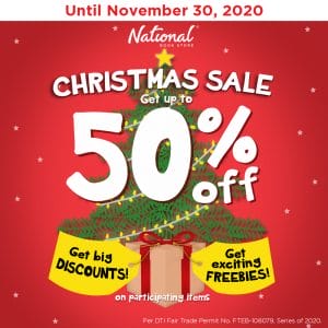 National Book Store - Christmas Sale: Get Up to 50% Off