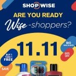 Shopwise - 11.11 Deal: Buy 1, Take 1 and Up to 50% Off