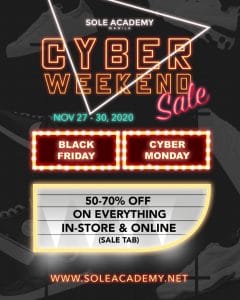 Sole Academy - Cyber Weekend Sale: Get Up to 70% Off