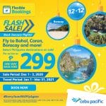 Cebu Pacific Air - Flash Sale: As Low As ₱299 One-Way Base Fare for Select Domestic Destinations