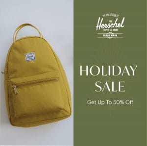 Herschel - Holiday Sale: Up to 50% Off 