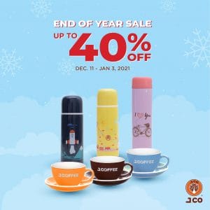 J.CO Coffee & Donuts - Get Up to 40% Off on Selected Merchandise 