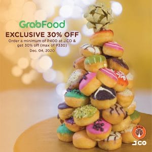 J.CO Donuts & Coffee - Get 30% Off on Orders via GrabFood