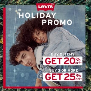 Levi's - Holiday Promo: Get Up to 25% Off