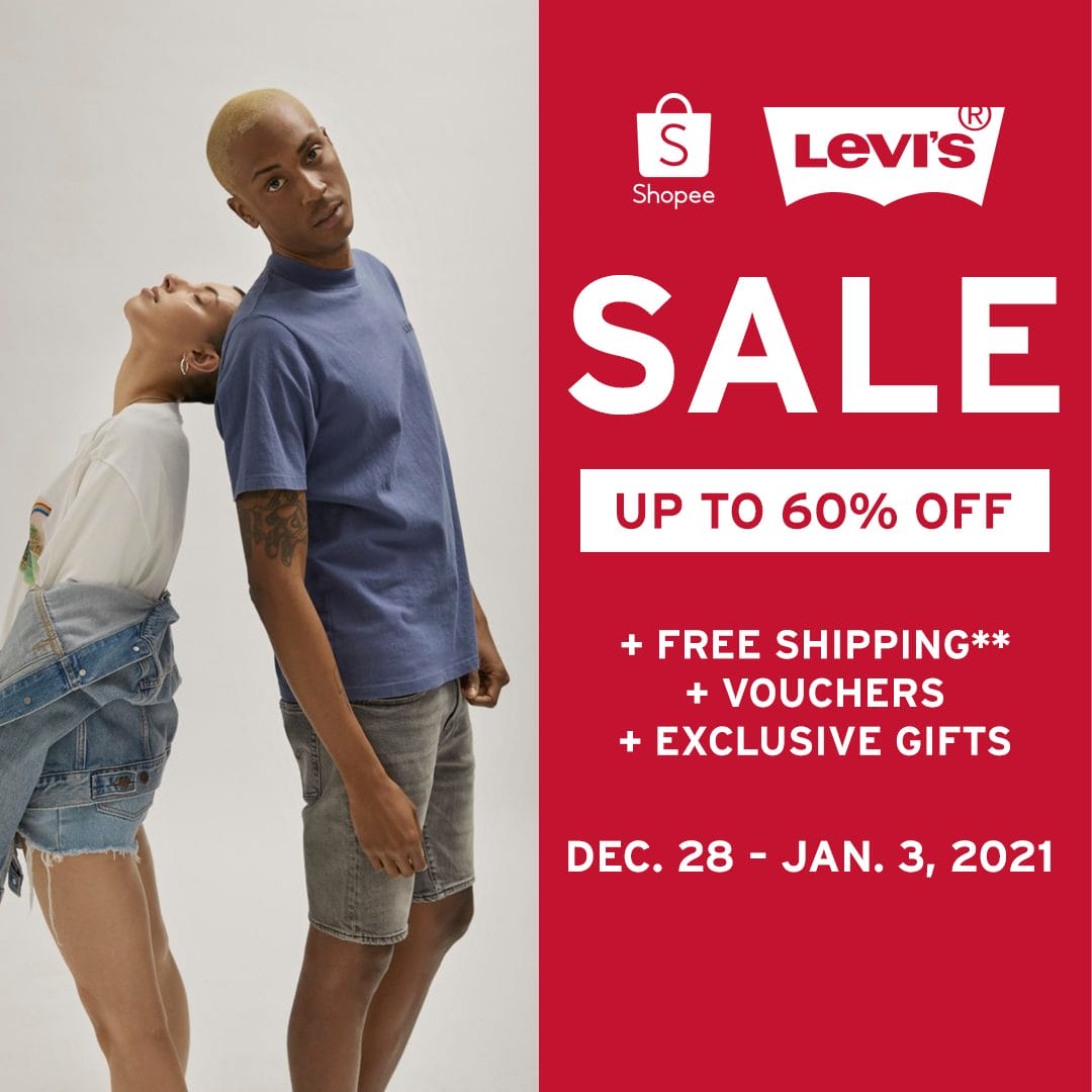 Levi's - Get Up to 60% Off + FREE Shipping on Orders via Shopee | Deals  Pinoy