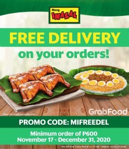 Mang Inasal - FREE Delivery via GrabFood