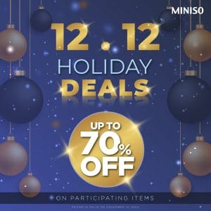 Miniso - 12.12 Deal: Up to 70% Off