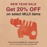 Muji - New Year Sale: Get 20% Off on Select Items