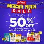 National Book Store - Year End Sale: Get Up to 50% Off