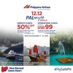 Philippine Airlines - 12.12 Deal: Get 50% Off Domestic and As Low As $99 for International Flights