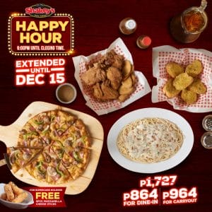 Shakey's - Happy Hour Extended Until December 15 