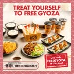 Tokyo Tokyo - Get FREE Fried Gyoza With Minimum Order of ₱700 via Delivery