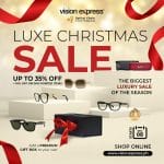 Vision Express - Luxe Christmas Sale: Up to 35% Off + 10% Off on Discounted Items