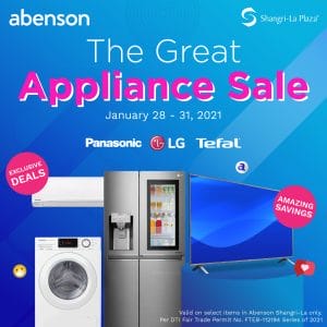 Abenson - The Great Appliance Sale at Shangri-La Plaza