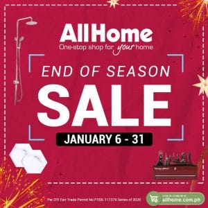 AllHome - End of Season Sale: Up to 70% Off and Easy Payment Terms