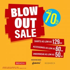 Bench | Human | Kashieca - Trinoma Blow Out Sale: Up to 70% Off