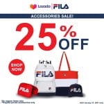 FILA - Accessories Sale: Get Up to 25% Off via Lazada