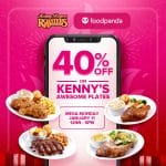 Kenny Rogers - Get 40% Off on Kenny's Awesome Plates via FoodPanda