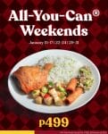 Max's Restaurant - All-You-Can-Weekends Promo for ₱499