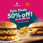 McDonald's - Epic Deals: Get 50% Off on Orders via Foodpanda