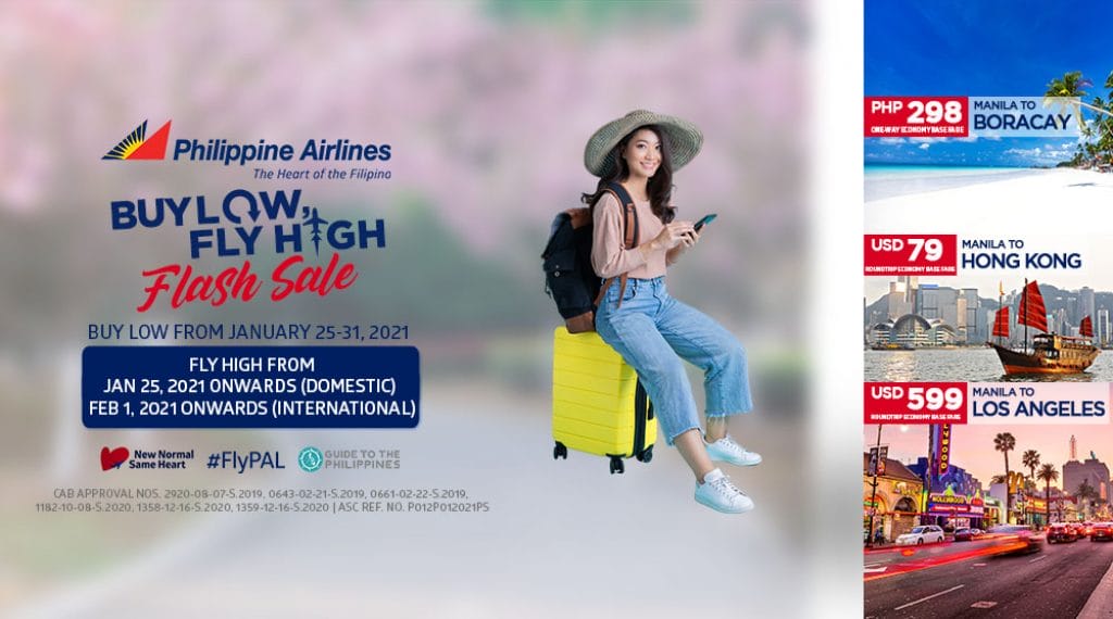 Philippine Airlines Buy Low Fly High Flash Sale Jan21