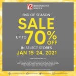 Robinsons Malls - End of Season Sale: Up to 70% Off in Select Stores