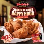 Shakey's - Happy Hour: Get 40% Off on Chicken 'N' Mojos