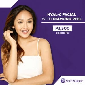 SkinStation - Hyal-C Facial + Diamond Peel Month-End Sale