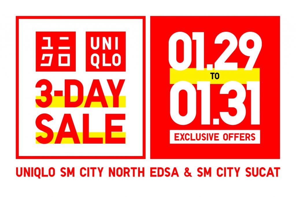 Uniqlo 3 Day Sale SM North Sucat Jan21