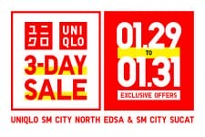 Uniqlo - 3-Day Sale at SM City North EDSA and Sucat