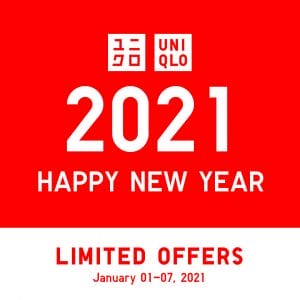Uniqlo - New Year Limited Offers + FREE Delivery