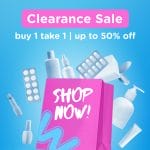 Watsons - Clearance Sale: Buy 1 Take 1 and Up to 50% Off Deals