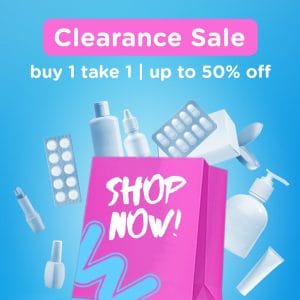 Watsons - Clearance Sale: Buy 1 Take 1 and Up to 50% Off Deals