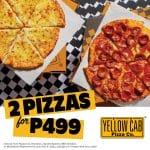 Yellow Cab - Get 2 Pizzas for ₱499