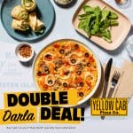 Yellow Cab Pizza - Buy 1 Take 1 on Dear Darla Pizzas