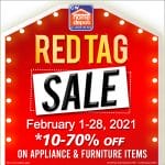 CW Home Depot - Red Tag Sale: Get 10%-70% Off