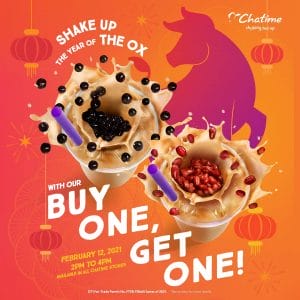 Chatime - Buy 1 Get 1 Promo