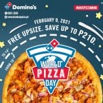 Domino's Pizza - World Pizza Day: FREE Pizza Upsize Promo
