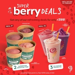 Jamba Juice - Super Berry Deals for ₱399