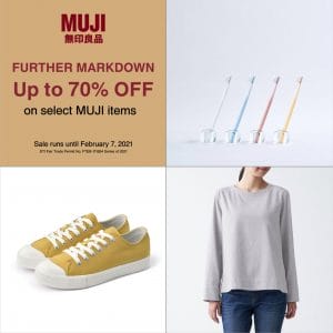 MUJI - End of Season Sale: Up to 70% Off on Select Items
